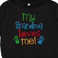thumbnail image 3 of Inktastic My Grandma Loves Me Toddler Hoodie, 3 of 4