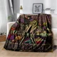 thumbnail image 3 of Horror movie B-Beetlejuice blankets Flannel Warm blanket Soft and comfortable blanket Travel Blanket bed linings Birthday Gift, 3 of 5