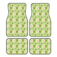 thumbnail image 1 of Honeii Avocado And Toast Print Car Foot Mat Four-Piece Set - Front & Rear Universal Car Floor Mats for SUVs, Trucks, Sedans, 1 of 7