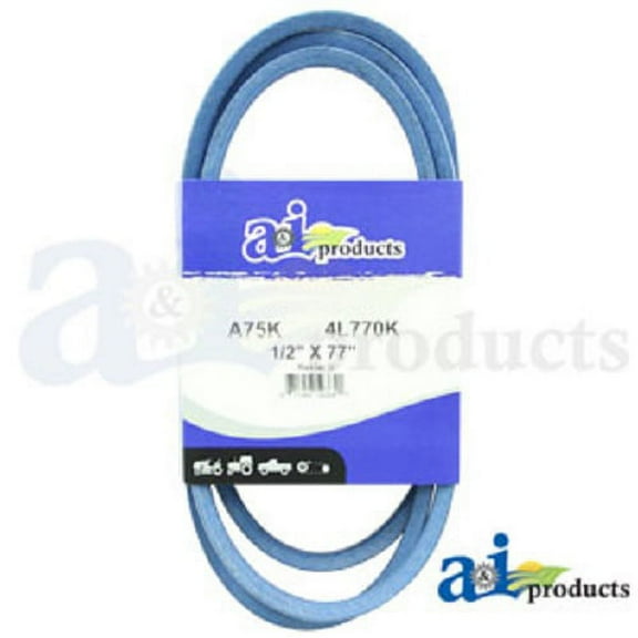 A75K A-SECTION MADE WITH KEVLAR (BLUE) V BELT - 1/2" X 77"