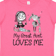 thumbnail image 4 of Inktastic Aunt and Niece My Great Aunt Loves Me Boys or Girls Toddler T-Shirt, 4 of 5