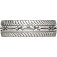 thumbnail image 3 of Stainless Steel Polished Diamond Cut Ring, 3 of 9