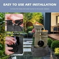 thumbnail image 6 of Magic Union 25" Tall Outdoor Water Fountain, 5 Tier Garden Waterfalls Fountain with 5 LED Lights, Modern Indoor/Outdoor Floor Standing Water Fountain with Pump for Garden, Patio, House Decor, 6 of 8