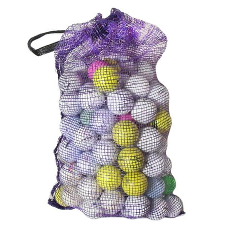 Mixed Premium Brands Golf Balls with Mesh Bag, Refurbished, 96 (Best Glow In The Dark Golf Balls)