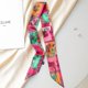 thumbnail image 4 of Spring New Versatile Style Knight Horse Lady Twill Decorative Small Silk Scarf Wrapping Bag Handle Ribbon Hair Band Small Scarf, 4 of 4