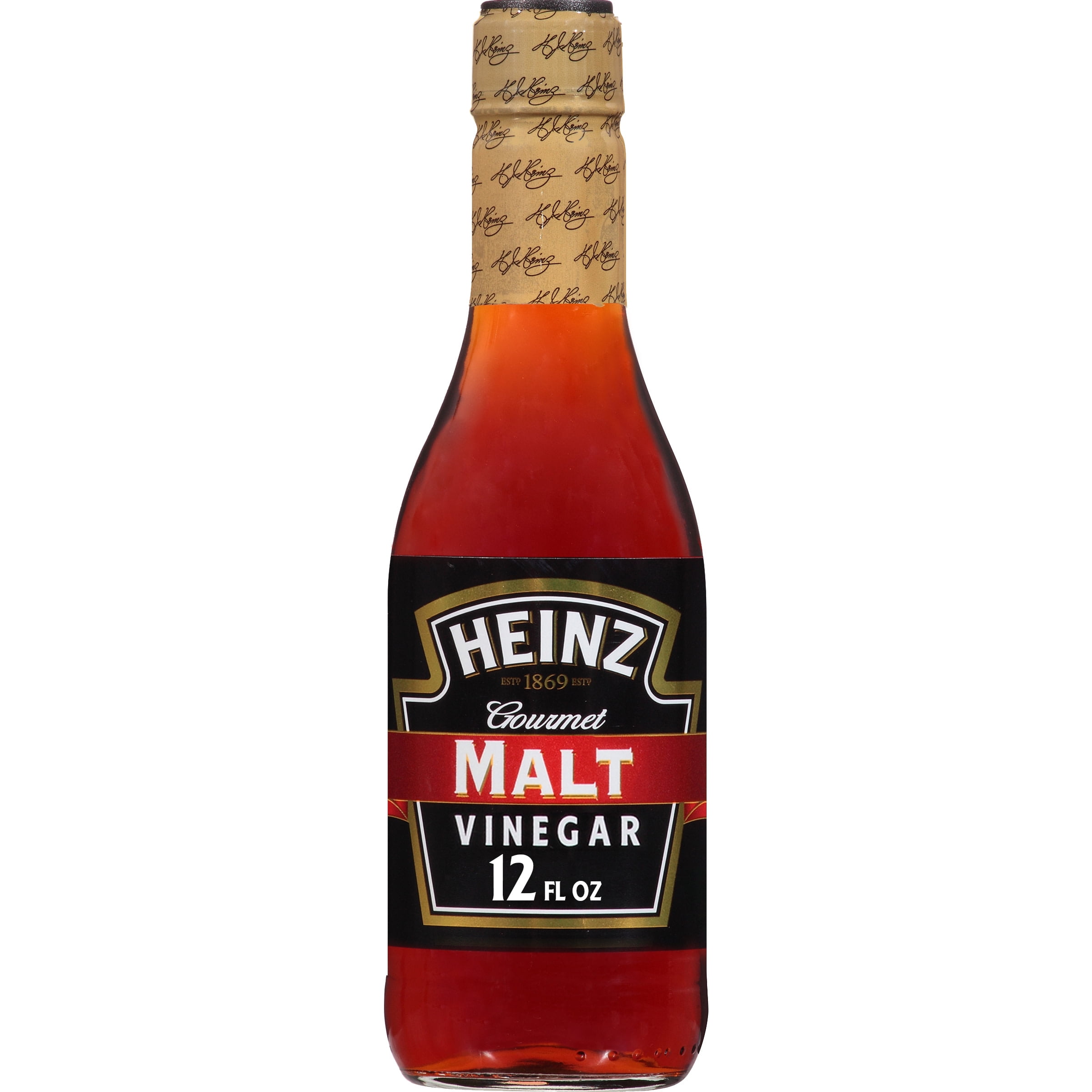 Heinz Gourmet Malt Vinegar, 12 fl oz Bottle