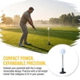 thumbnail image 2 of Golf Club Face Angle Aligner, Magnetic Telescopic Aiming Tool, Swing Training Aid, 16-45cm Extendable, Aluminum, 2 of 10
