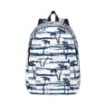 thumbnail image 2 of Rocae Retro Coconut Tree for Durable Canvas Backpack Leisure Large Bag Travel Rucksack Multi-function Backpack, 2 of 8