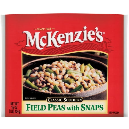 Mckenzie's Classic Southern W/Snaps Field Peas 16 Oz Bag