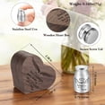 thumbnail image 2 of XIUDA Small Keepsake Urns for Human Ashes Angle Shaped Box Mini Cremation Urns for Women Men 1.2 Inches Memorial Funeral Urn-Angel's Wing Carry You Home, 2 of 8