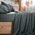 Utopia Bedding Solid 4 Piece Bed Sheets Set For Adults Microfiber