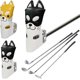 thumbnail image 2 of Cartoon Dog Leather Golf Iron Club Head Covers, Wedges Iron Club Protective Headcovers, Putter Protector, Golf Supplies, Yellow, 2 of 5