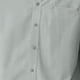 thumbnail image 4 of Blusa y camisa de manga larga con cuello vuelto para hombre, informal, de color liso, con botones, de manga larga y cuello vuelto, de poliéster., 4 of 6