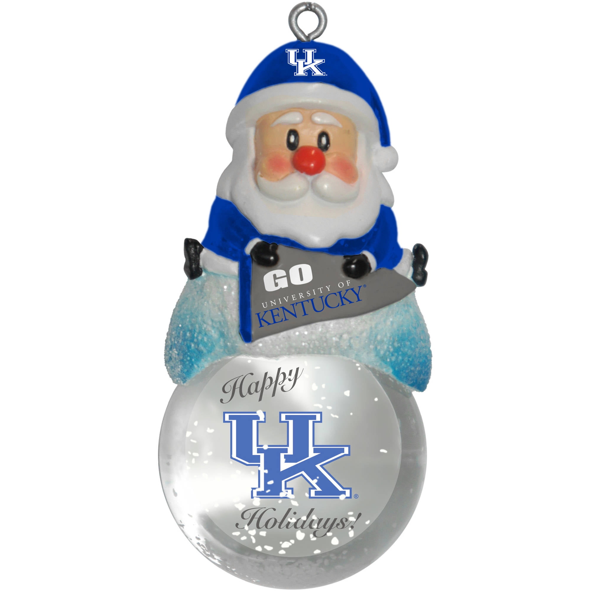 Topperscot by Boelter Brands NCAA Santa Snow Globe Ornament, University