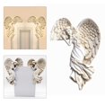 thumbnail image 6 of Door Frame Angel Decor Statues Crafts Resin Corner Angel Figurine Ornament Wall Art for Home Accent Indoor Outdoor Church Wedding Decoration Right, 6 of 8