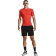 thumbnail image 2 of Under Armour Men's HeatGear Compression T-Shirt (Dark Orange/Black, XXXL), 2 of 3