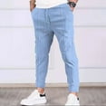 thumbnail image 2 of Vedolay Big and Tall Pants for Men Casual Long Sweatpants with Pockets Blue,S, 2 of 5