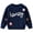Navy QBPMAJ33, variant on Boys Pullover Sweater Toddler Girls Honey Towel Embroidery Flower Rib Knit Sweater Crew Neck For Daily Play Spring Picnic(0-3 Months,White)
