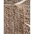 thumbnail image 6 of Unique Loom Braided Jute Collection Area Rug - Trellis (2' 2" x 6' 1" Runner Gray/Ivory), 6 of 6