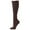 Coffee, variant on Women Solid Sports Compression Socks Calf Support Elastic Athletic Stockings