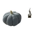 thumbnail image 1 of Almohadas de calabaza de Halloween, cojín decorativo suave, escultura abstracta de fuego, estatua de resina moderna, adorno coleccionable, adecuado pa, 1 of 8
