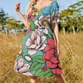thumbnail image 4 of Flower Power 2025 Dress Evening Elegant And Chic Women for Outfits Beach Clothes Women Dress, 4 of 6