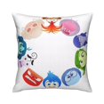 thumbnail image 5 of Funda de almohada Inside Out 2, bonita funda de cojín con dibujos animados, juego de cojines para la espalda, ropa de cama suave, decoración del hogar, regalos de boda, 18 x 18 pulgadas, 5 of 5