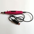 thumbnail image 4 of Vogacara 1 Juego de taladro eléctrico para manicura, Kit de brocas para uñas, removedor de esmalte de Gel de pedicura profesional, herramienta Cuidado de uñas Rojo Vogacara MJ12940-06B, 4 of 6