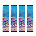 thumbnail image 5 of Chririnla Sea Turtle Beach Print Seat Belt Cover Pad 2 Pack, Auto Harness Pads Polyester Waterproof Breathable for Car Sedan Truck, 5 of 8