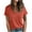 Orange-01, variant on Mittory Womens T Shirts Short Sleeve V-Neck Shirts with Pocket Cute Fit Summer Casual Tee Tops