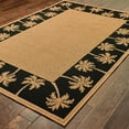thumbnail image 4 of HomeRoots 2' X 4' Beige and Black Stain Resistant Indoor Outdoor Area Rug, 4 of 6
