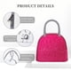 thumbnail image 4 of Fotbe Rose Red Glitter Bolsa de Almuerzo con Estampado, Lonchera Aislada, Contenedor de Comida Reutilizable Tipo Cooler a Prueba de Fugas, 4 of 6