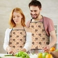 thumbnail image 4 of Happy Thanksgiving Day Apron-Garden Aprons for Women with Pockets-Cotton Linen Waterproof Kitchen Cooking Gardening Aprons Adjustable for Kitchen,Cooking,BBQ and Salon 33"x27", 4 of 7