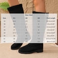 thumbnail image 3 of hzomhy Womens Mid Calf Boots Round Toe Buckle Strap Low Block Heel for Casual Daily and Winter Wear, 3 of 9