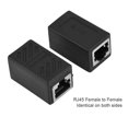 thumbnail image 3 of Fdit Ethernet Cable Adapter, Small 2PCS Ethernet Lan, 1.42*0.79*0.79Inch Stable Portable For Desktop Home Office Computer, 3 of 7