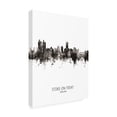 thumbnail image 2 of Trademark Fine Art 'Stoke-on-Trent England Skyline Portrait II' Canvas Art by Michael Tompsett, 2 of 3