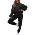 thumbnail image 2 of Gvmfive Women Tracksuit 2 Piece Set Long Sleeve Pullover Pants Sports Lounge Wear Casual Suit, 2 of 5