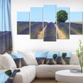 thumbnail image 1 of Belles Rangées de Lavande en France - Art Mural sur Toile Paysage, 1 of 3