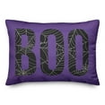 thumbnail image 2 of Creative Products Boo Spiderweb Purple 14x20 Spun Poly Pillow, 2 of 3