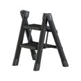 thumbnail image 1 of Folding Ladder Space Saving Non Slip Thickened Foldable Black Folding Step Stool Two layers, 1 of 7