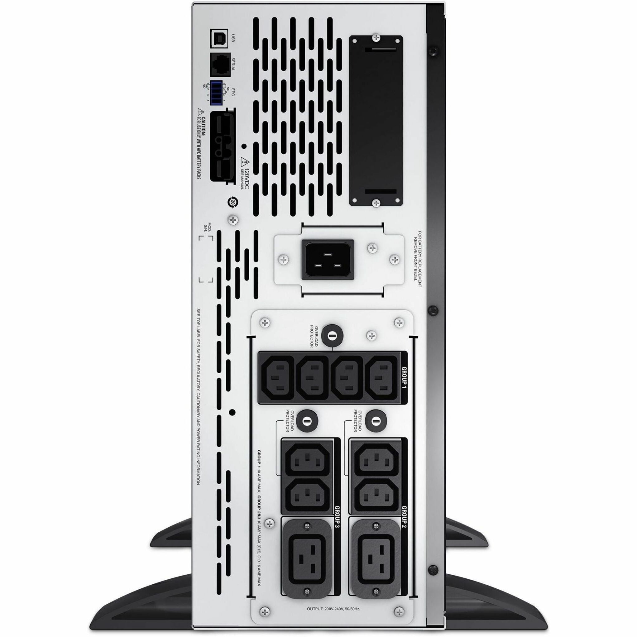 APC SMX3000LVNCUS Smart Ups X 3000va Short Depth Perp Tower Rack Convertible Lcd 100-127v