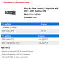 thumbnail image 2 of Mass Air Flow Sensor - Compatible with 2003 - 2005 Cadillac CTS 2004, 2 of 2