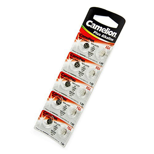 Camelion AG4 / 377 / LR626 1.5V Button Cell Battery (Two Packaging