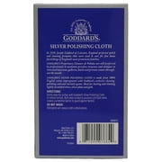 Goddards Silver Polishing Cloth for Jewelry, Remove Tarnish on Plated or Sterling Silver, Gold, Antiques, and Leaves Tarnish Protection, 1 Cloth