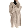 thumbnail image 2 of IMENGL Custom knit sweater female thick thread, Brown One Size, Size One Size, 2 of 5