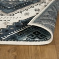 thumbnail image 3 of Superior Poway Geometric Indoor Area Rug, 4' x 6', White-Navy, 3 of 5