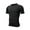 Black, variant on yillto Mens Workout Shirts Stretch Lightweight Short Sleeve Crew Neck Slim Gym Athletic Tshirts