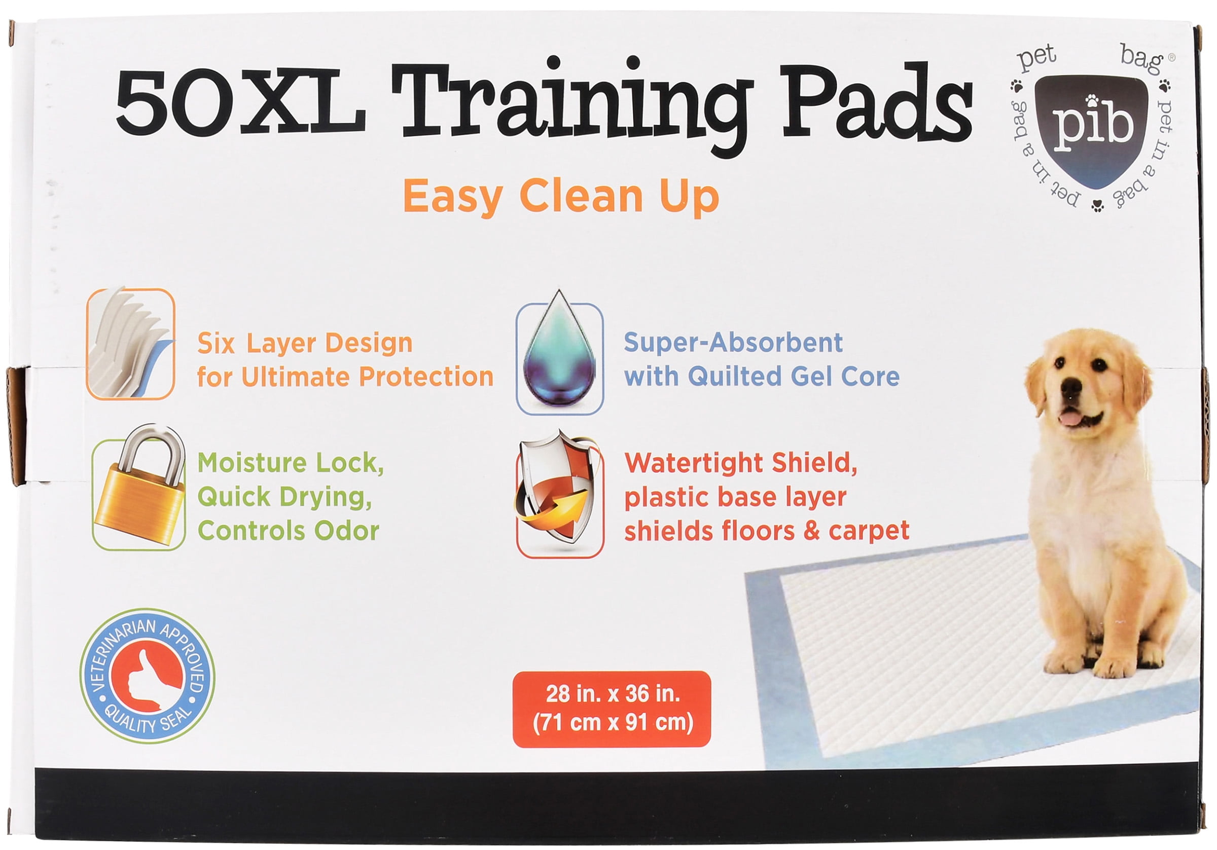 Pet in a Bag Training Pads, XLarge, 50 count