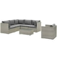thumbnail image 2 of Modway Repose Outdoor Patio 7 Piece Sectional Set, Multiple Colors, 2 of 9
