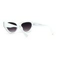 thumbnail image 2 of Womens Luxury Chic Squared Cat Eye Sunglasses White Smoke, 2 of 4